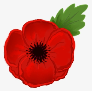 Red Poppy Clipart - Clip Art Remembrance Day Poppy #90984