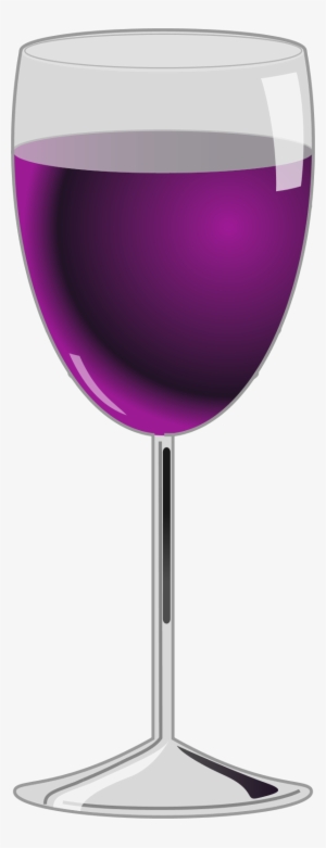 Purple Clipart Wine Glass - Wine Cup Png Clipart #91225