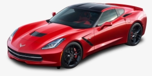 Red Chevrolet Corvette Stingray Top View Car Png Image - Ferrari Car White Background #91423