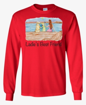 Ladie's Best Friend Watercolor T-shirt #91785