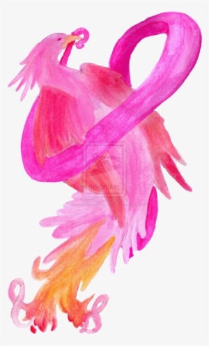 Breast Cancer Phoenix By ~hammerheadproduction On Deviantart - Floral Design #91994