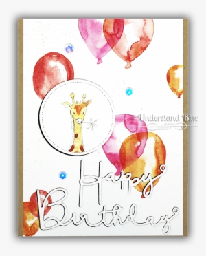 Giraffe Birthday Card Featuring Alexandra Renke Paper - Royalty-free #92257