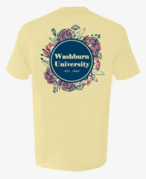 Washburn University Watercolor Flower Comfort Colors - Active Shirt #92329