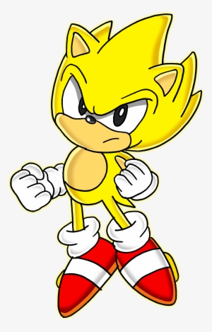 Classic Super Sonic - Super Classic Sonic - Free Transparent PNG ...