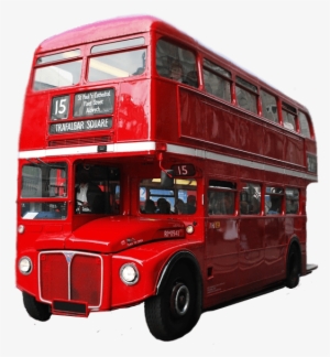 Red Double Decker Bus London - Double Decker Bus Png #92841