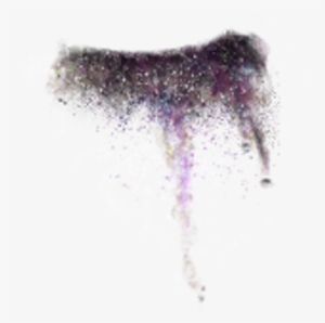 Rainbow Glitter Galaxy Crying Tears Purple White - Galaxy Tears Png #92966