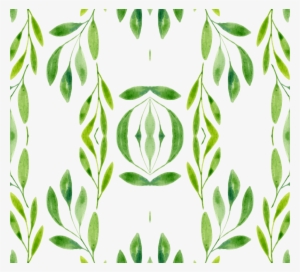 Watercolor Spring Summer Green Vines Cute Wallpaper - Motif #93084