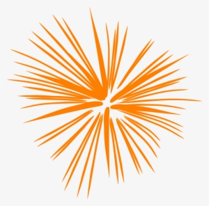 Fireworks Vector Orange - Fireworks Clip Art #93282