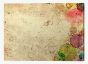 Texture Old Paper With Stains Of Paint Canvas Print - Placemat #93924
