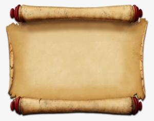 Parchment Scroll Png Banner Library Download - Old Scroll Transparent Background #93927