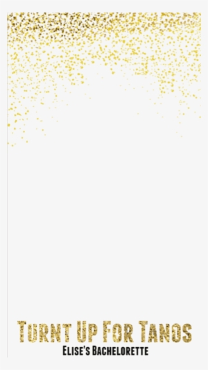 Bachelorette Snapchat Geofilter - Hochzeits-rat, Elegant, Goldconfetti Karte #94319