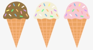 Clipart Black And White Download Sprinkles - Ice Cream Cones Clipart #94518