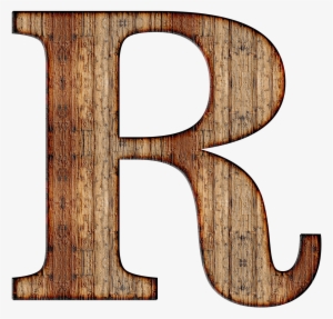 Wooden Capital Letter R Png Photos Png - English Letter R And N #94621