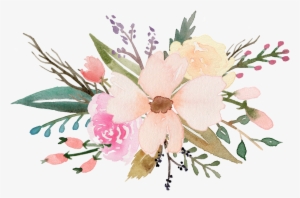 Flower Bouquet - Watercolour Flower Clipart Free #94624