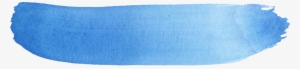 52 Blue Watercolor Brush Stroke Vol - Watercolour Streak #94733