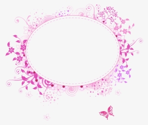 Pink Flower Frame Png Transpa Image Pink Flower Frame - Png Transparent Flower Frame Png #94953