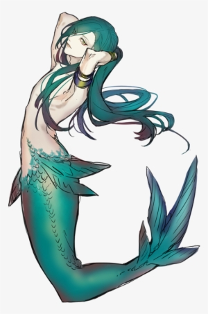Image Result For Male Mermaids Anime - Mythical Creature Anime Mermaid Drawing #95266