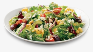 Salad Tomato Cucumber Png - Pizza Slice And Salad #95380