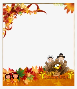 Thanksgiving Border Png - Happy Thanksgiving Frame Png #95400