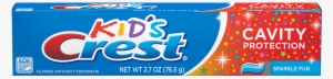 Kid's Crest Cavity Protection Sparkle Fun Toothpaste - Kids Crest Toothpaste #96400
