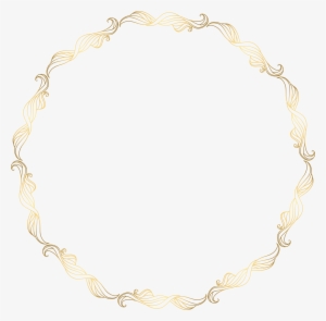 Gold Border Floral Round N #96750 Gold Border Floral Round N #96750