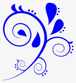 Swirl Designs Png Free Download Best Swirl Designs - Royal Blue Png Design #97173