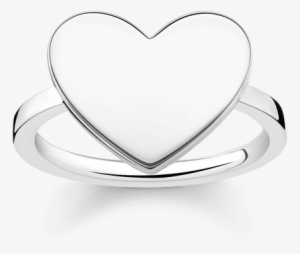 Rings Made From Sterling Silver - Thomas Sabo Engravable Ring For Women, Sterling Silver #97342