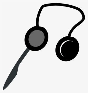 Headphones And Mic Svg Clip Arts 570 X 601 Px #97737