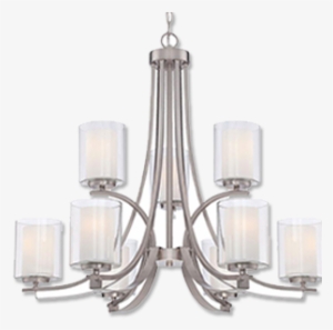 Transitional Style - Minka Lavery-4109-84-parsons Studio - Nine Light Chandelier #97809