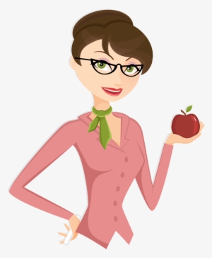 Teacher Png File - Girl Teacher Cartoon Png #98162