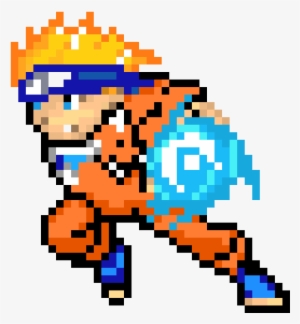 Naruto - Pixel Art Naruto Rasengan - Free Transparent PNG Download - PNGkey