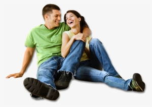 Couple Sitting Png - Couple Png Images Hd #98991