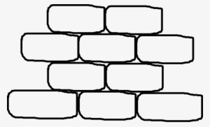 Stone Wall Clipart - Bricks Clipart Black And White #99991