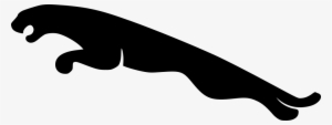 Png Images Of Black Jaguar Cats - Jaguar Logo Black And White #900168