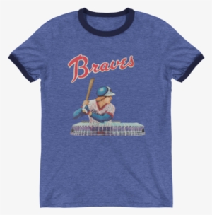 Retro Atlanta Braves Tee - Shotgunwillies Conway T Shirt On An Amazing Heather #901638
