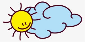 Sun And Clouds 1701*1275 Transprent Png Free Download - Vector Graphics #901692