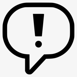 Png File - Exclamation Mark Speech Bubble Png #901901