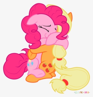 And Applejack Hug , - Pinkie Pie Hugging Applejack #902172