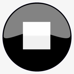 Stop Button Png Black #902641