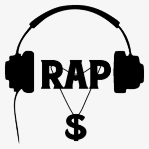 Sticker Musique Rap Et Casque De Music Ambiance Sticker - Musique Rap #903609