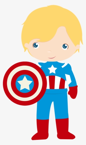 Result Image To Say Hello Minus Superhero - Capitao America Baby Em Png #903632
