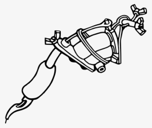 Jpg Free Collection Of Drawing Png High Quality - Tattoo Gun Png #903742