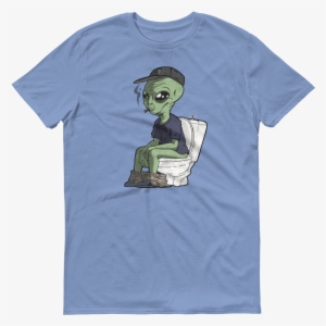 An Alien Taking A Shit Tee #904933