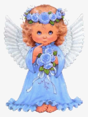 Cute Baby Images - Blue Baby Angel Png #905667