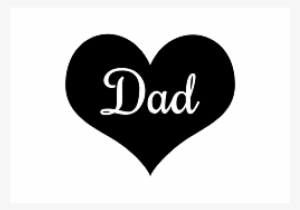 Dad In Heart Bookami® Silhouette Book Folding On Bookami® - Dad With A Heart Png #905839