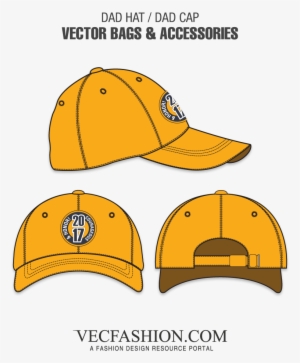 Clipart Free Library Dad Hat Or Template - Cap Template #905973