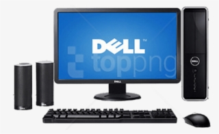 Dell Laptop Png Clipart - Dell Desktop Computer Sizes #906038