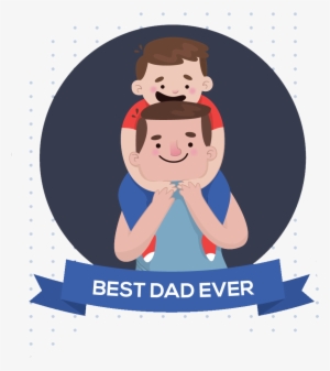 Fathers Day Png Family - Kartun Muslimah Tentang Ayah #906245