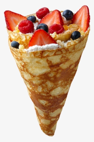 Japanese Ice Cream Png Transparent Image - Crepe In A Cone #906630