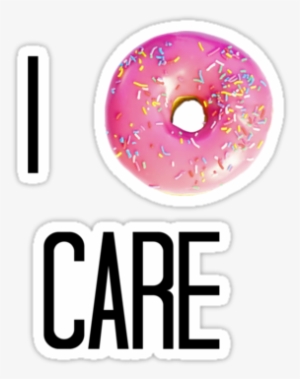 Transparent Quoti Donut Carequot Stickers By Victoria - Donut Care #906653